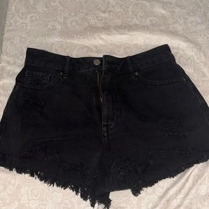 Pacsun high rise festival shorts. Size 25